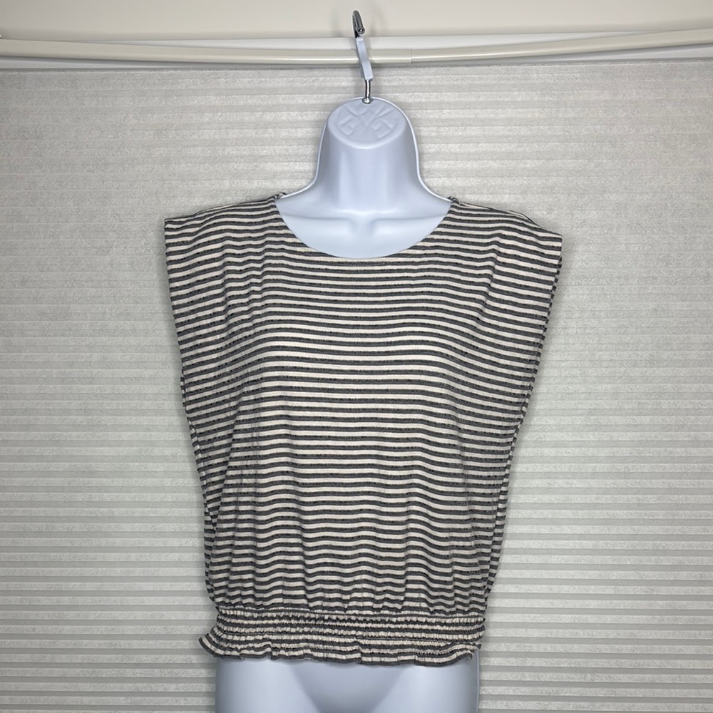a.n.a Black and White Muscle Tee with Boxy Fit